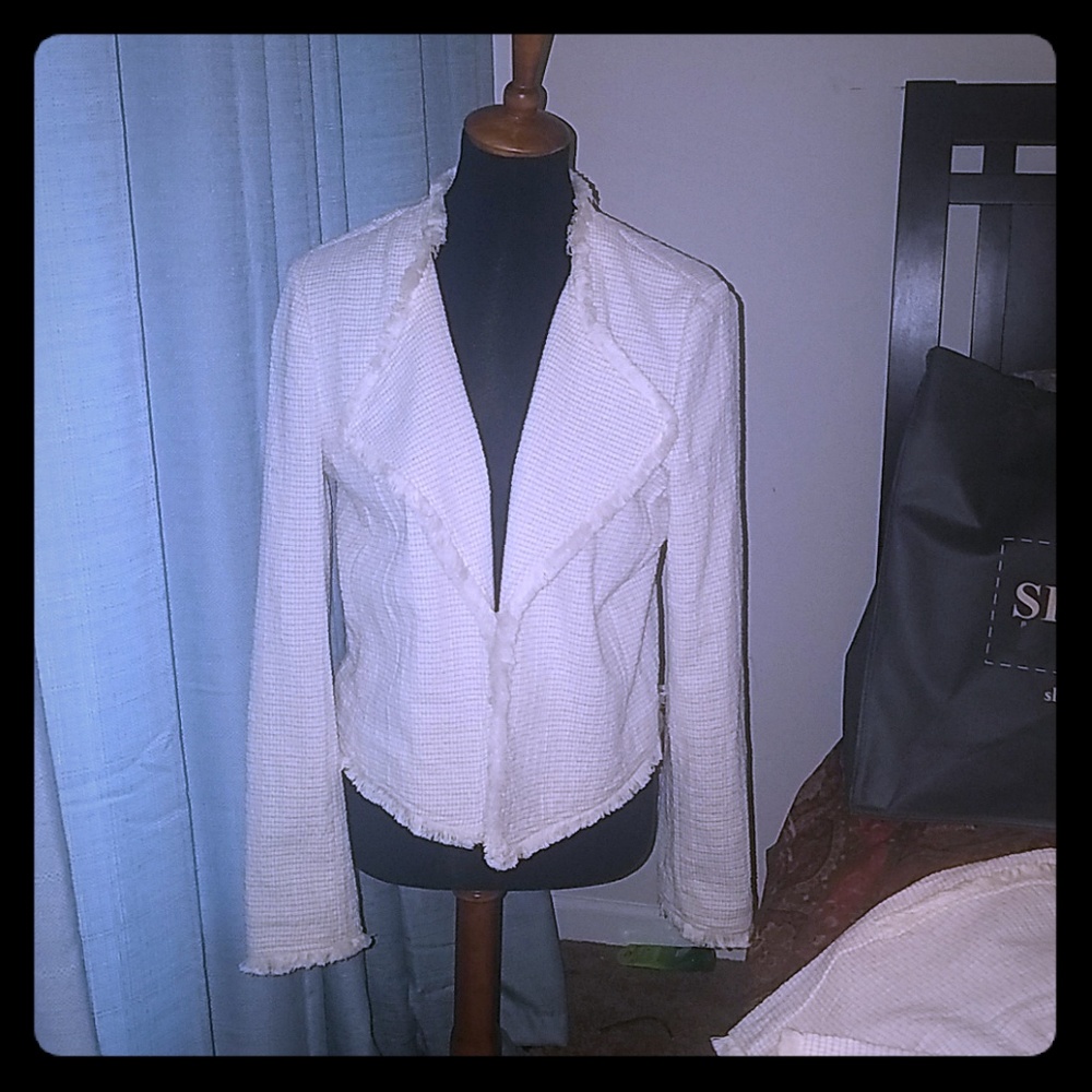 Cream Blazer and matching shorts